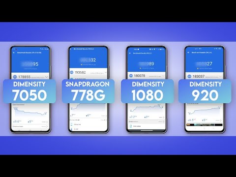 Dimensity 7050 Vs Snapdragon 778G Vs Dimensity 1080 Vs Dimensity 920 | Antutu Score & Specification