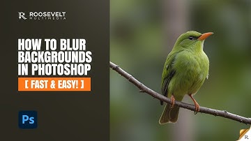 How To Blur Backgrounds in Photoshop FAST & EASY!