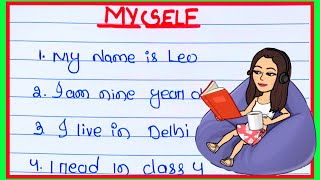 My Self 10 Lines Essay In English Short Essay For My Self Class 2,3 Students Essay My Selfmyself