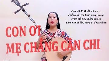 Con ơi Mẹ chẳng cần chi - Ns Tuyết Tuyết