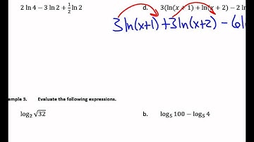 Precalculus Unit 4.3 Laws of Logarithms