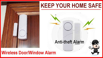 Home Security Alarm | Anti-theft Alarm for Door/ Windows | Wireless Door Alarm