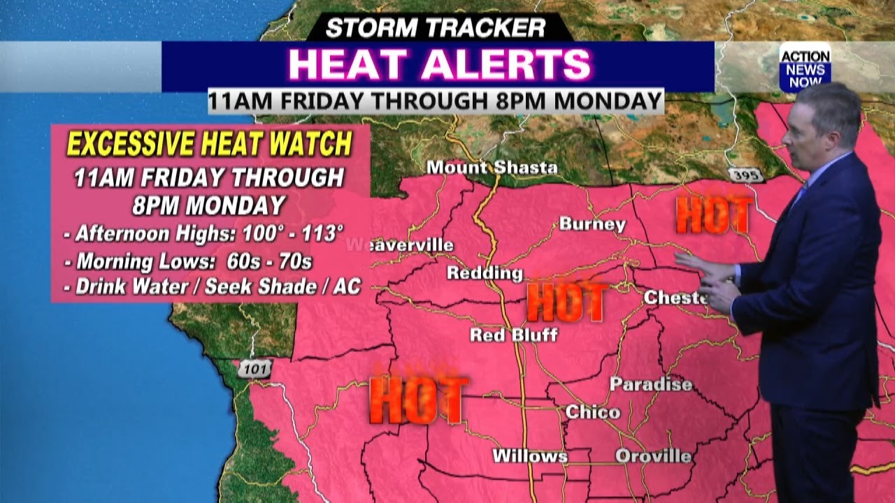 Storm Tracker Forecast - Seasonable Heat On Tuesday; Much Hotter ...