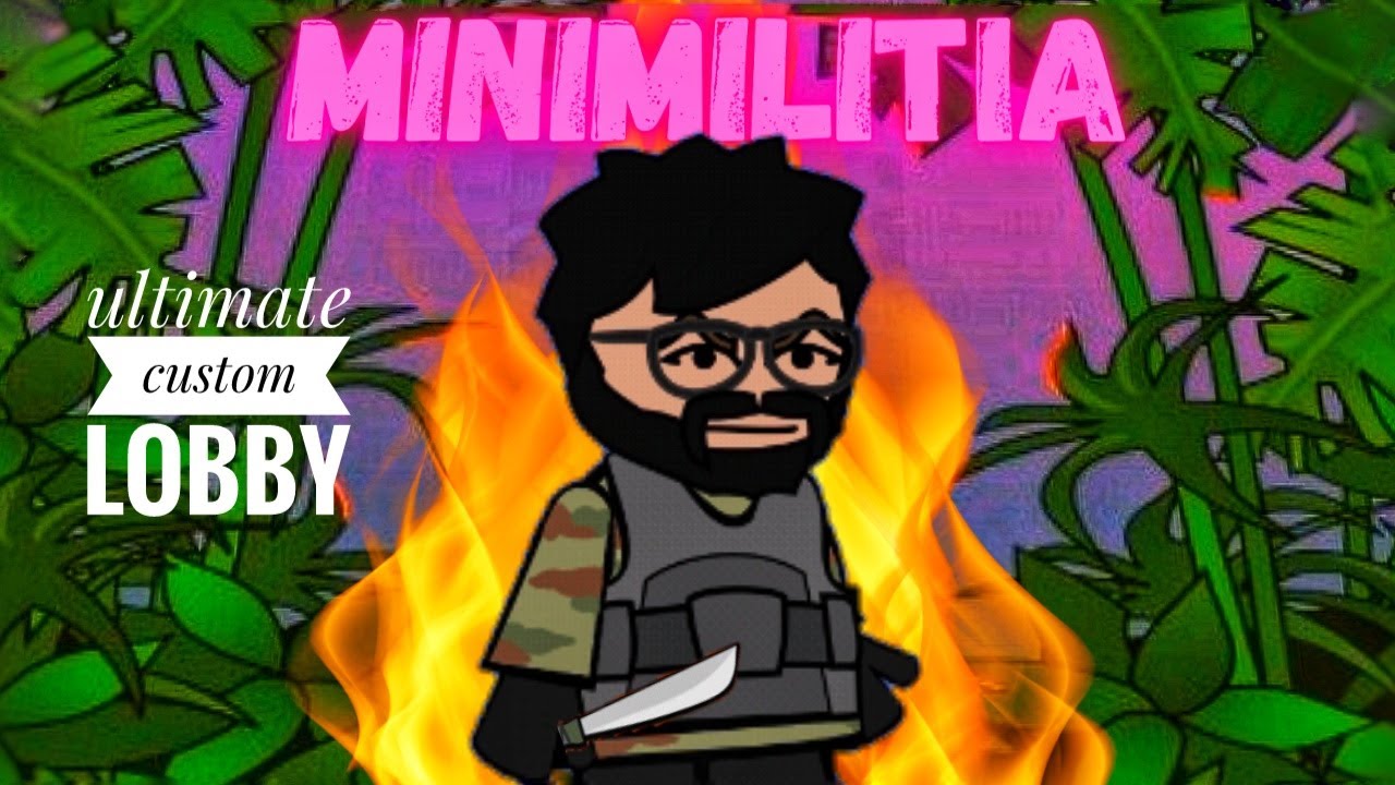 Mini Militia Classic Live 🔴 || Ultimate Custom Lobbh|| MMCDA2