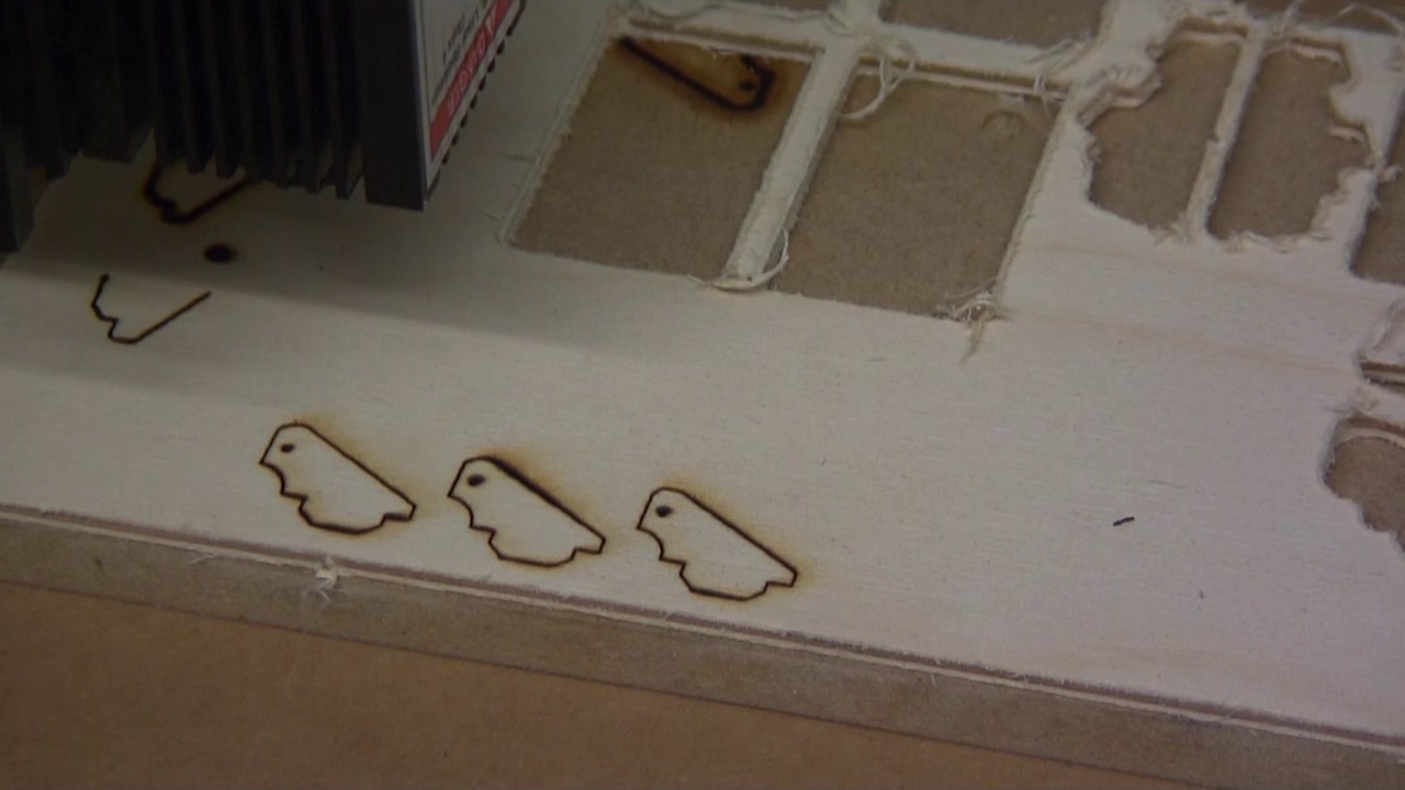 3500mW Laser Diode Cutting 3mm Plywood YouTube