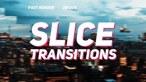 Slice Transitions Premiere Pro Presets