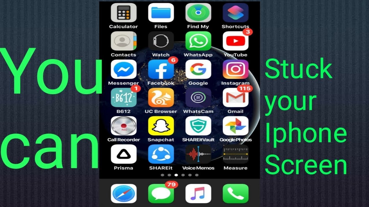 Freeze Your iphone Screen like Dummy 
