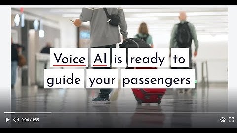 AI: Inform your passengers with a voice instantly recognizable