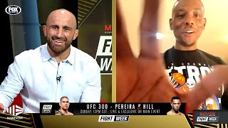 UFC 300 | Jamahal Hill & Alexander Volkanovski set up cooking collab | Fox Sports Australia