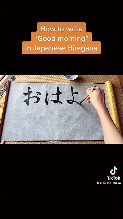 how-to-say-good-morning-in-japanese-youtube
