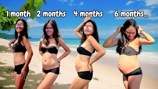 Pregnancy Transformation Week by Week