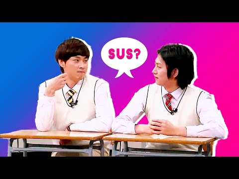 kyunghoon and heechul being boyfriends for 5 mins straight (?)