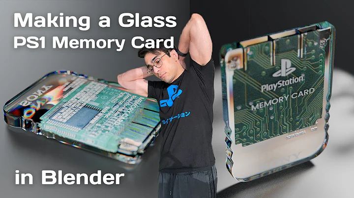Making a Glass PS1 Memory Card in Blender - Part 1 - Modeling