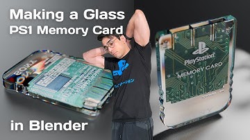 Making a Glass PS1 Memory Card in Blender - Part 1 - Modeling
