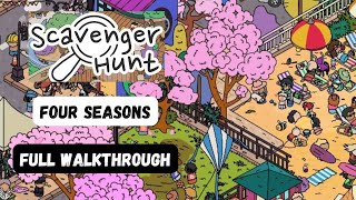 Scavenger Hunt Gameplay |  Four Seasons Walkthrough 🔍