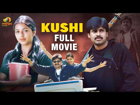 Khushi Kannada Full Movie | Dasara Special Movie | #pawankalyan | Bhumika | New Kannada Movies 2025