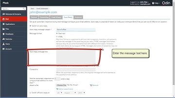 Plesk 12 5 Tutorials   How To Do Mail Responders By webanchor.net