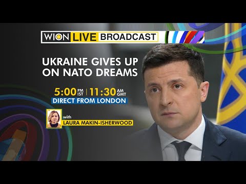 WION Live Broadcast: Zelensky no longer insists on NATO membership | Direct from London