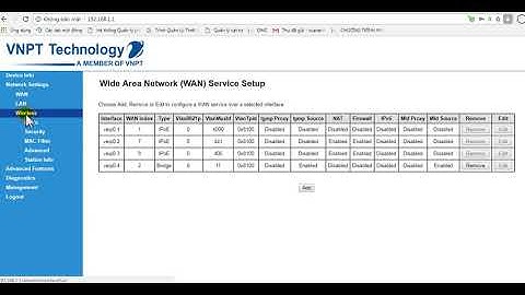 Cấu hình modem GPON IGATE GW040 của VNPT sang BRIDGE - Bridge Modem iGate GW040 VNPT