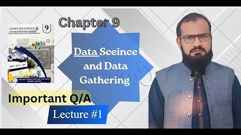 Data | Forms of Data | 9th Computer Chapter 9 - Lec 1