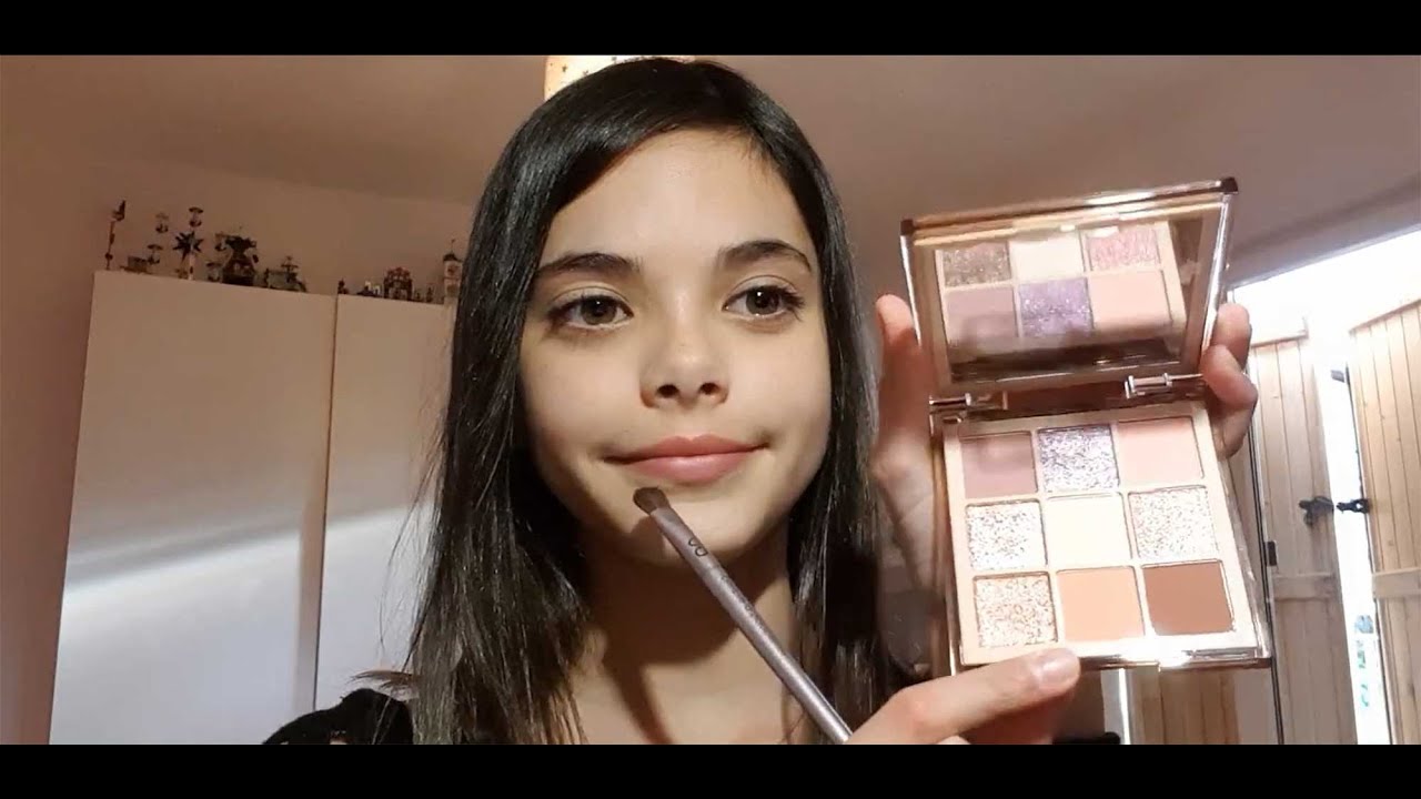 Maquillage NOËL pour jeune fille - Palette Nude Huda Beauty 