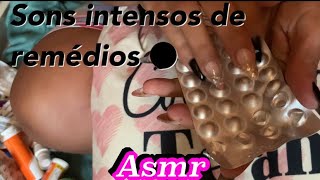 Asmr 😴 Organizando remédios com bastante sons relaxantes/ medicine sounds - Soft spoken - BR 😍 screenshot 3