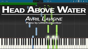 Avril Lavigne - Head Above Water (Piano Cover) Synthesia Tutorial by LittleTranscriber