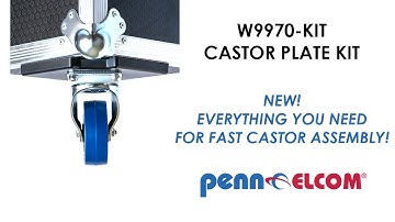 Penn Elcom W9970-KIT | Castor Plate Kit