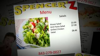 Spencer's Sports Bar Menu | 843-279-0027