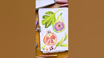 Painting with acrylic ink 💜