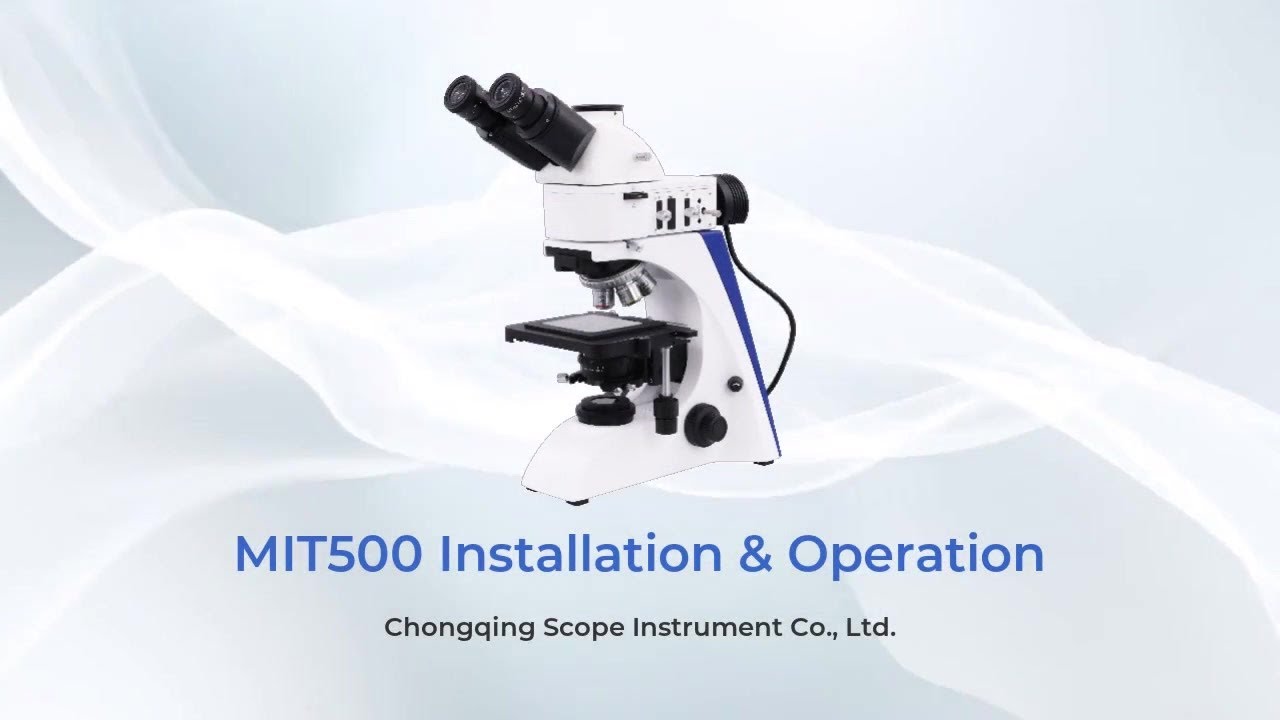 Microscope Bench Installation MIT500 Metallurgical Microscope Installation & Operation - YouTube