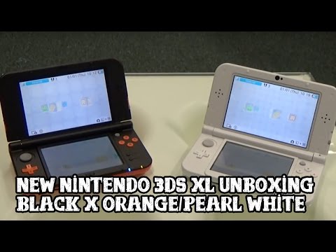 [Unboxing] 뉴 닌텐도 3DS XL-블랙 X 오렌지, 펄 화이트