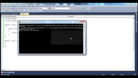 Part 42   C# Tutorial   Custom Exceptions in C#