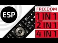 Cmo programar el mando universal freedom 1 en 1  2 en 1  4 en 1