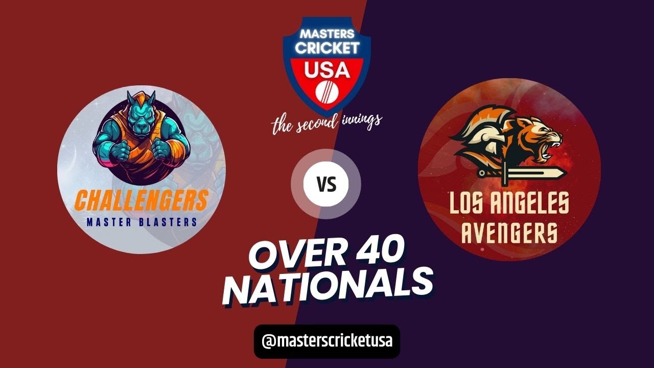Challengers Vs LA Avengers Master Cricket USA Nationals 23 at Prairie