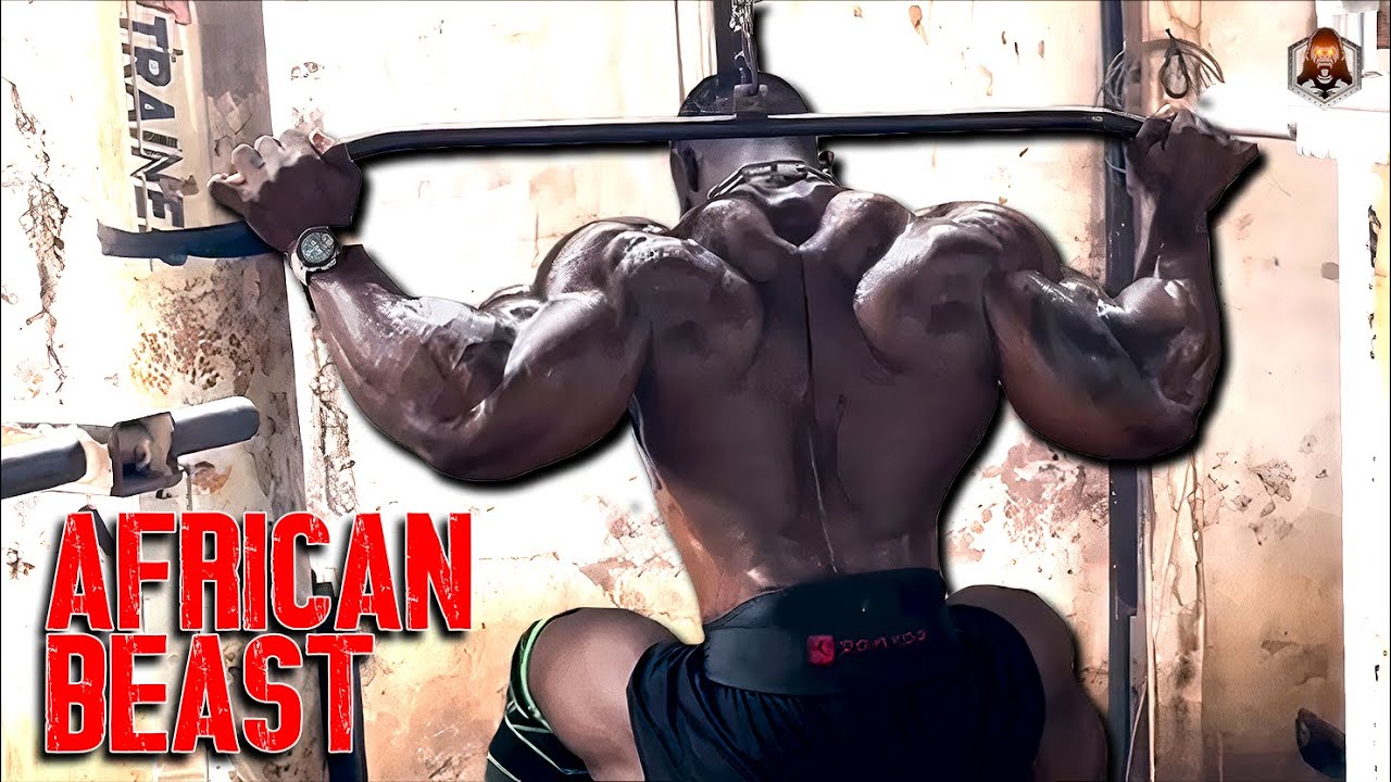 НЕИЗВЕСТНЫЙ АФРИКАНСКИЙ МОНСТР — НЕТ НАСТОЯЩЕГО СПОРТЗАЛА, НЕТ БЕСПОКОЕНИЙ — МОТИВАЦИЯ ЭЛИ ЧЕМПИОН