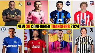 30 NEW CONFIRMED TRANSFERS SUMMER 2024 ✅Olise,Di María,Mbappé,Willian,Ziyech,Marco Reus ...😱