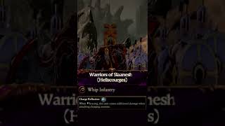 Slaanesh Whip Warriors have Charge Reflection Effects
