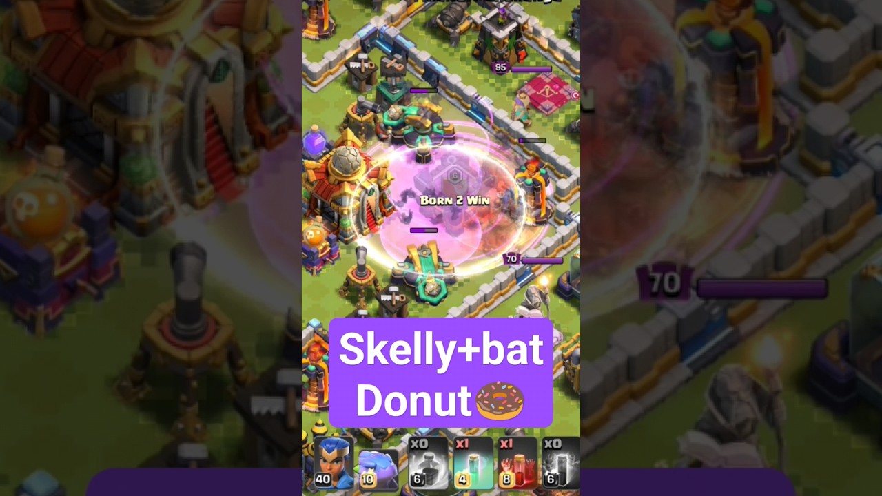 Skelly+bat Donut🍩 