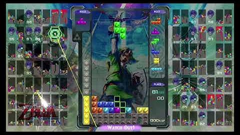 [Tetris 99] The Legend of Zelda: Skyward Sword Event Round 1
