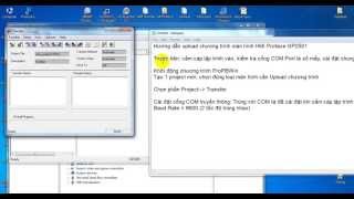 Hướng dẫn Upload chương trình màn hình HMI Proface