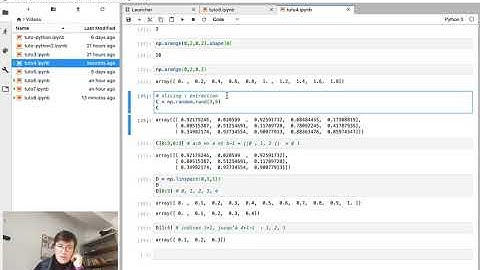 Opérations sur les matrices, produit, extraction, tailles [Python pour les maths] Tutoriel : 4