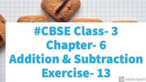 #CBSE | Class 3 | #Mathematics | Chapter 6 | #Problems on Addition and Subtraction | Qno. 1 Simplify
