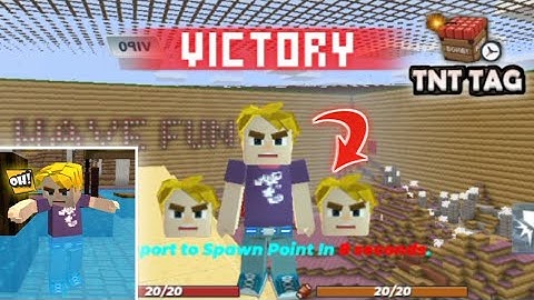 Blockman Go - Funny Moments (TNT Tag)