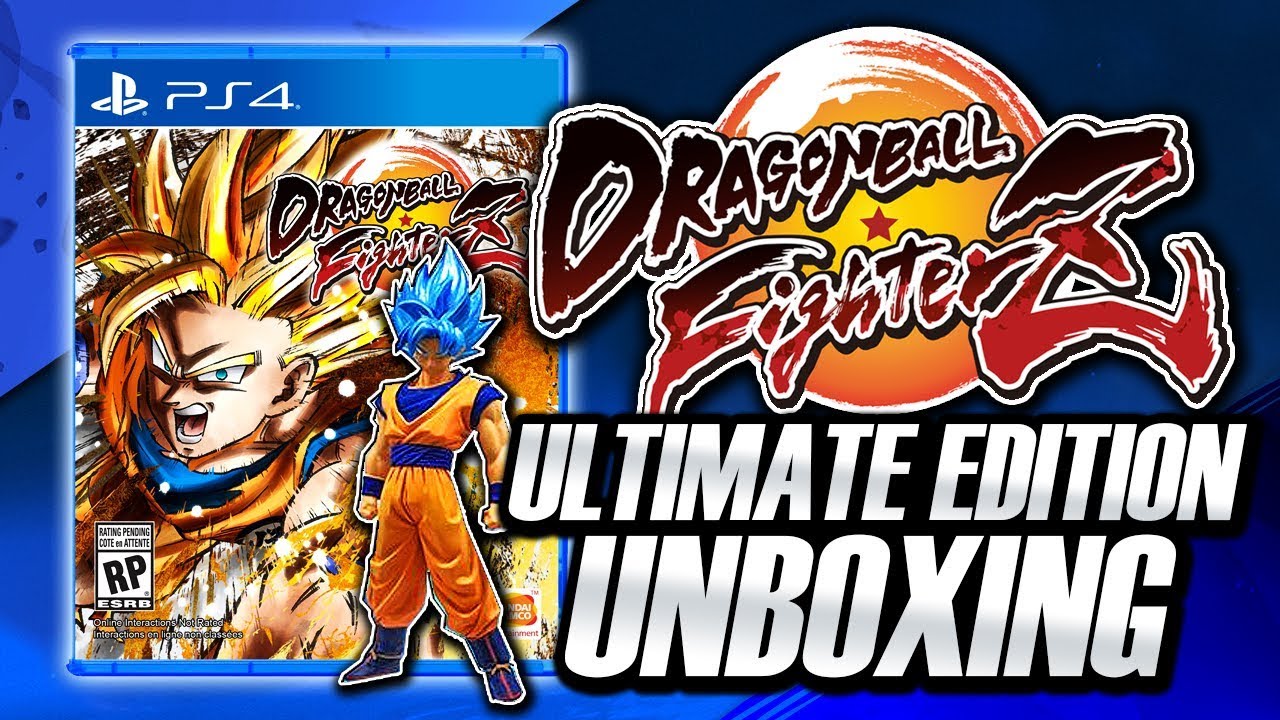 Dragon Ball FighterZ Ultimate Edition Unboxing w/ GameStop SSGSS Goku Mini Figure Bonus (ENGLISH ...
