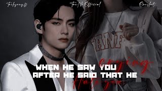 When he saw you crying after he said 'He hate you' [TAEHYUNG ONESHOT] @TAEHYUNGVIBES