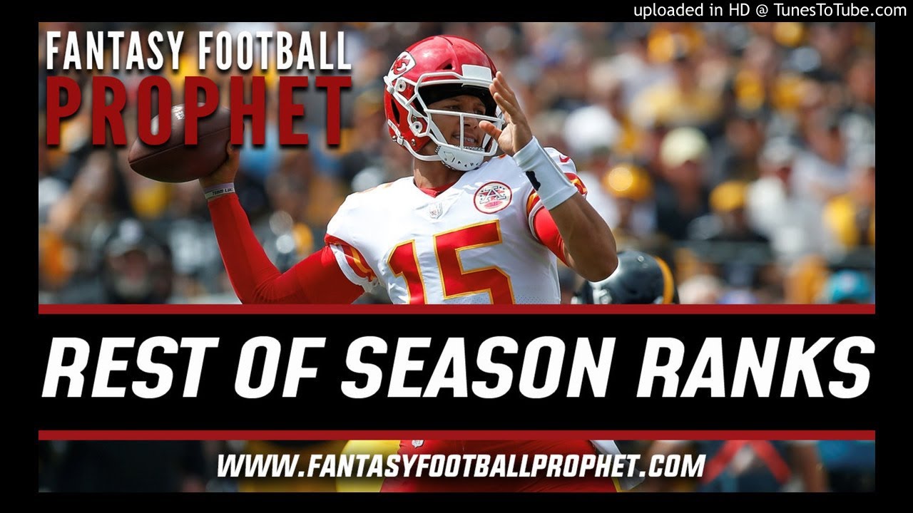 Rest of Season Fantasy Football Rankings - YouTube