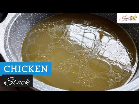 Chicken Stock | Basic Chicken Stock Recipe | Basic Cooking