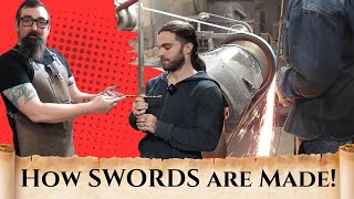 Crafting a Medieval SWORD! Sword making with Dr. Clough of Arms & Armor
