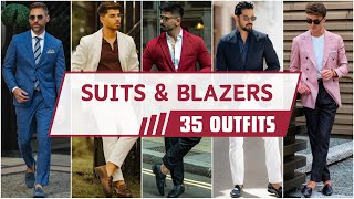 35 Suits & Blazers Outfit Ideas | Men's Fashion | Summer 2024